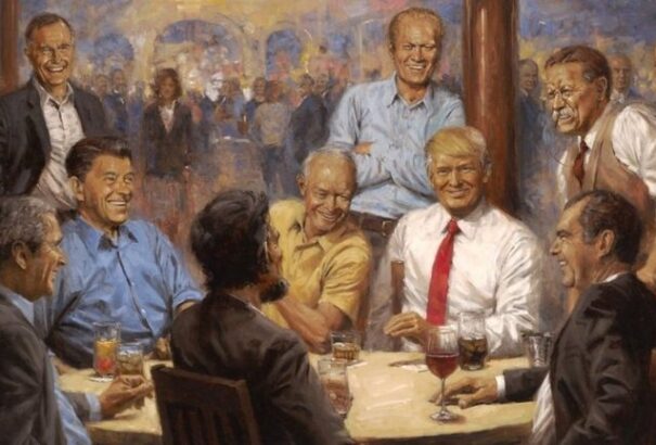 Érdekes Trump-festmény lóg a Fehér Ház falán