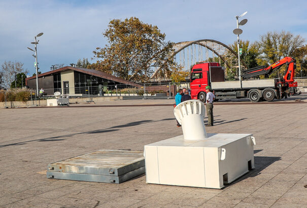 50 méter magas óriáskerék épül Győr belvárosában