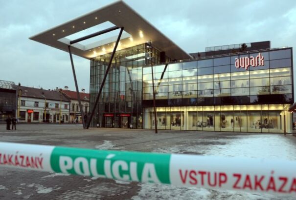 Bombariadó az egyik kassai bevásárlóközpontban