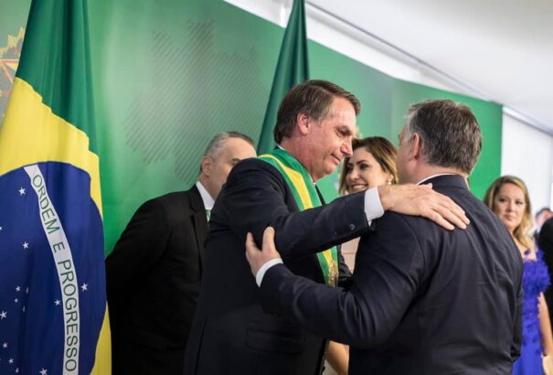 Orbán Viktor a brazil elnök beiktatásán
