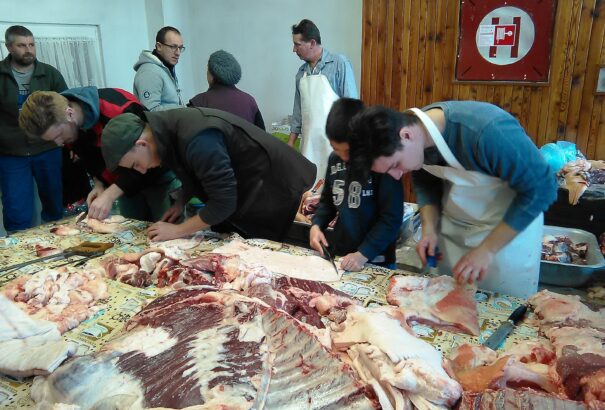 Hagyományos disznóvágás és minden, mi szem, szájnak ingere – Zselízi és farnadi képriport