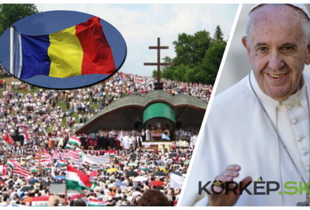 Pápalátogatás Csíksomlyón: Amikor a magyar zászlótengert felváltja a román