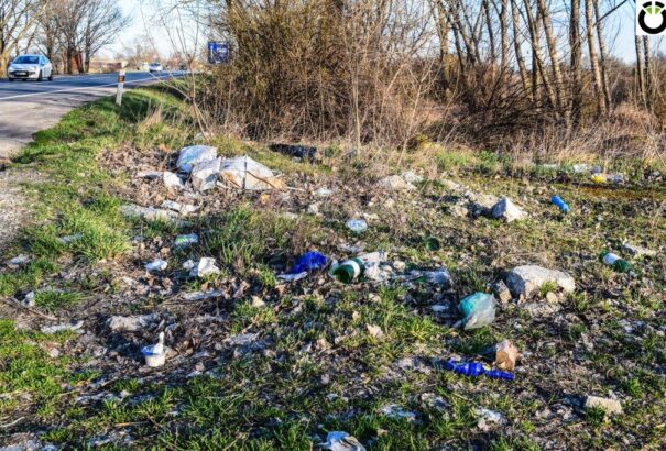 Eszeveszett szemetelés a Csallóközben