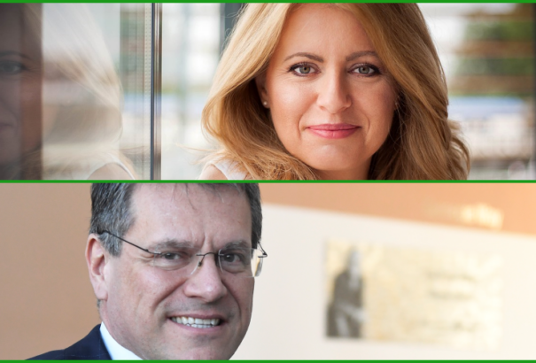 Elnökjelölti vita: Čaputová közvetve Kiskát bírálta, Šefčovič nem nevezné ki Ficot alkotmánybírónak