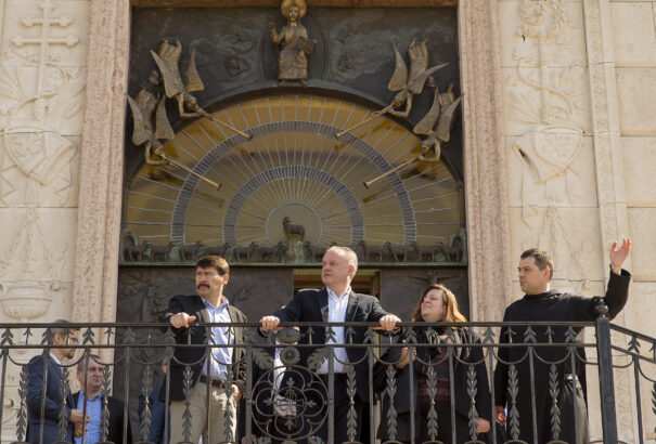 Kiska búcsúlátogatást tett Ádernál, Pannonhalmán találkoztak