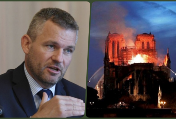 Pellegrini a Notre Dame-ról: Szlovákia segít, ha Franciaország kérni fogja