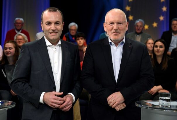 Üres frázisok, magasztos célok, nyugati nagyképűség. Weber és Timmermans vitázott a német tévében