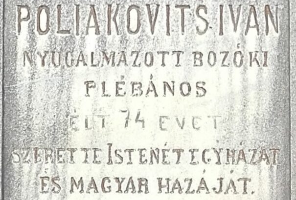 Temetőjárás Ipolyságon Csáky Károllyal