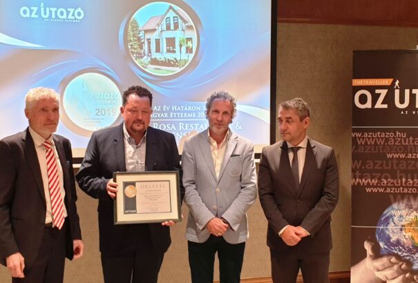 Utazó magazin: Világi Villa Rosa-ja lett 2018-ban a legjobb határon túli magyar étterem
