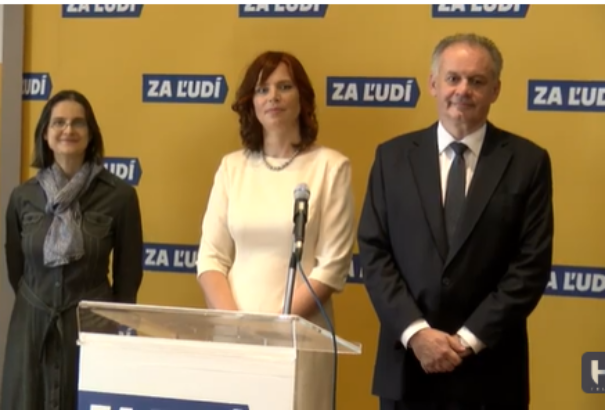 Hivatalos: Remišová belépett Kiska új pártjába