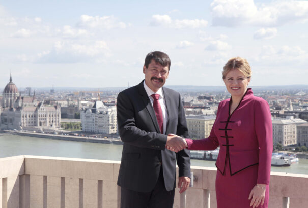 Klímavédelmi, energetikai és migrációs kérdésekről egyeztetett a magyar és a szlovák államfő