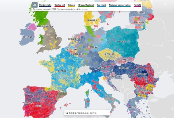 Így szavazott Európa – Érdekes interaktív térképen az EP-választások régiós eredményei