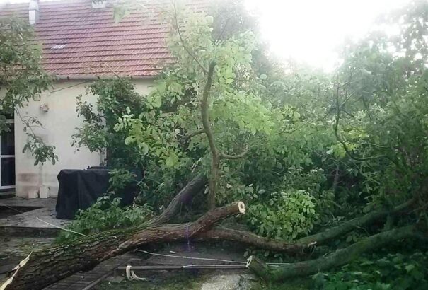 Pusztított a vihar a Csallóközben – Több száz helyre riasztották a tűzoltókat a megyében (Képk)