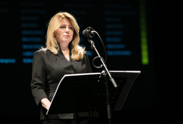 Čaputová a New York-i Globsec intézet ünnepségén a társadalmi megosztottságot kritizálta