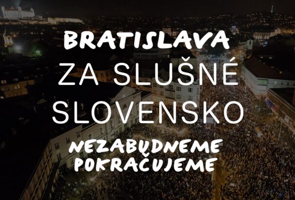 Péntekre az ország 13 városában szervez tüntetéseket a Tisztességes Szlovákiáért