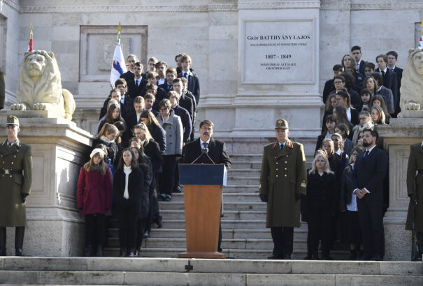 Aradi vértanúk – Áder: Batthyány Lajos életútja mutatja, mekkora érték a szabadság és a függetlenség