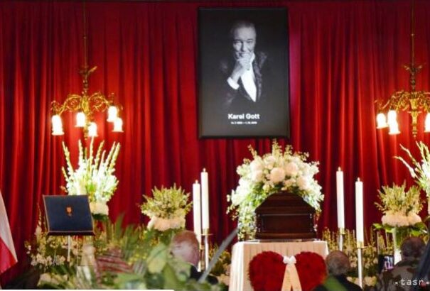 300 ezren vehetnek ma végső búcsút Karel Gottól
