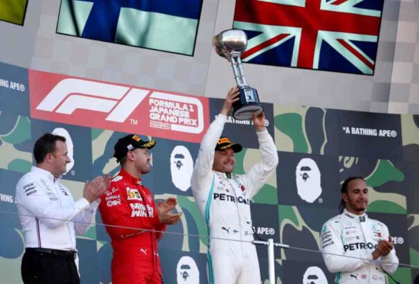 Japán Nagydíj – Bottas győzött Szuzukában, világbajnok a Mercedes