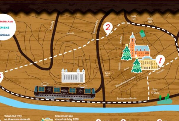 Pozsonyban már jár a Karácsonyi villamos – mindenkinek ingyenes