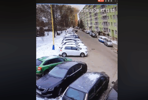 Egy biztonsági kamera felvette az eperjesi robbanást – videó