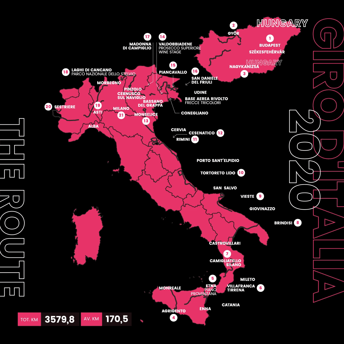 Giro d’Italia – Teljes a mezőny, mely Magyarországot is útba ejti