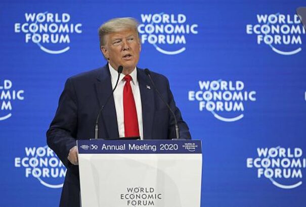 Trump Davosban radikális szocialistáknak nevezte a klímaaktivistákat