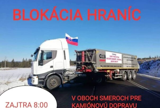 Folytatódik a kamionosblokád Szlovákiában. Kerüljék a határátkelőhelyeket