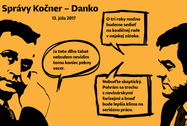 Kočner Dankoval is írogatott. „Talán három év múlva én is a Koalíciós Tanácson fogok ülni“ – írta Kočner