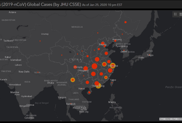 Valós idejű online térképen követheti a koronavírus terjedését