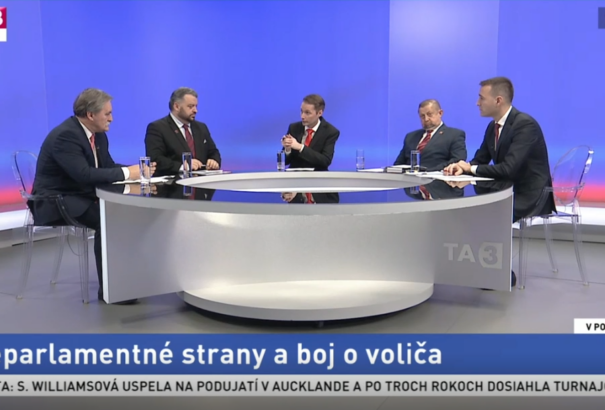 Bárdos a TA3 vitaműsorában: A változást akaró demokratikus szlovák pártok számolhatnak velünk