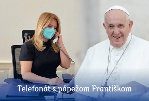 Zuzana Čaputová államfő Ferenc pápával telefonált