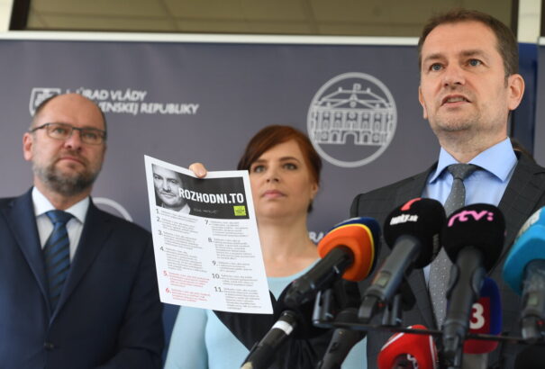 A Matovič-kormány bemutatta az emberek segítségére létrehozott 500 millió eurós szociális csomagját