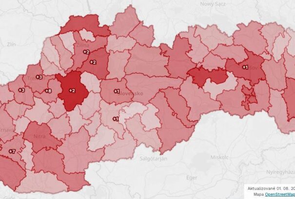 Koronavírus Szlovákiában: Közel félszáz új fertőzött, 2884 tesztelés