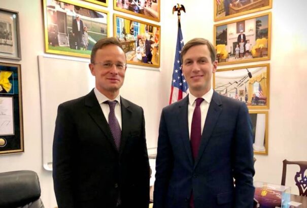 Szijjártó: Magyarország támogatja az Egyesült Államok közel-keleti politikáját az Európai Unióban
