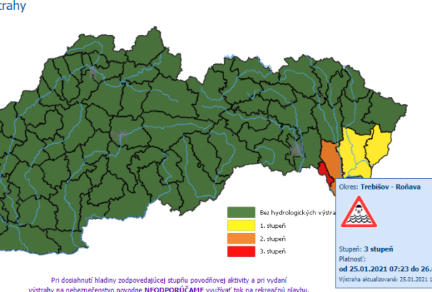 A délkeleti járásokban az olvadó hó miatt továbbra is árvízkészültség van