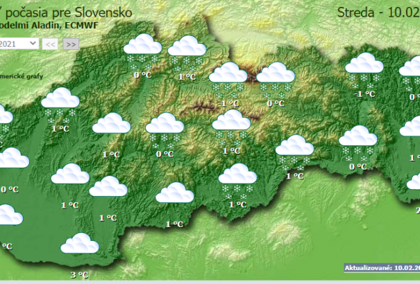 Országszerte havazás, havaseső és csúszós utak várhatók szerdán