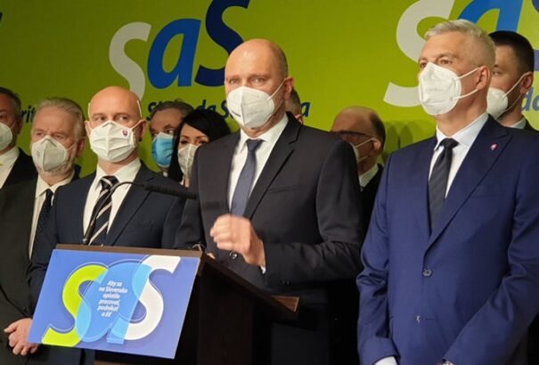Az SaS Igor Matovič kormányfő távozását követeli. Sulík is hajlandó lemondani a saját posztjáról