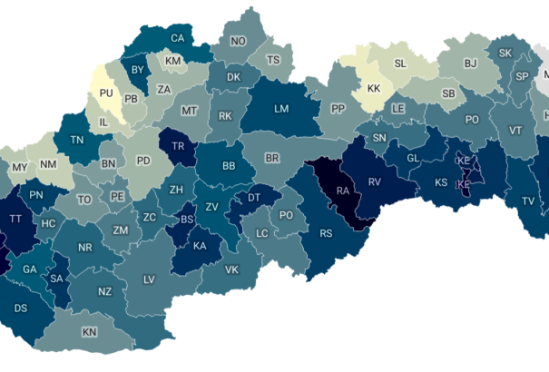 Térképre tettük: Mutatjuk, mennyire csökkent a munka miatti mobilitás a déli járásokban