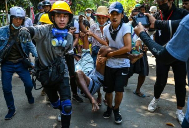 A mianmari tüntetések legvéresebb napja volt tegnap