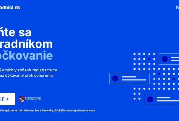 Már lehet jelentkezni a vakcinázási várólistára Besztercebánya megyében