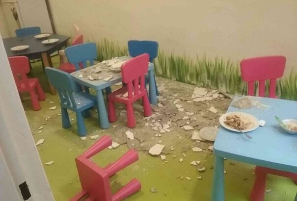 Vakolat zuhant a gyerekekre egy pozsonyi óvodában