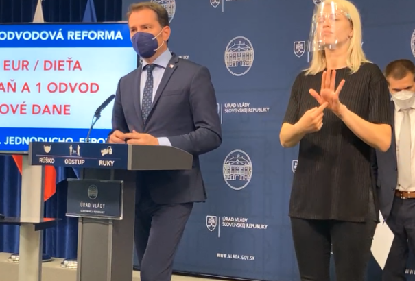 Matovič a családtámogatási reformról: Jön a 200 eurós családi pótlék, nem emeljük meg az áfát 25 százalékra