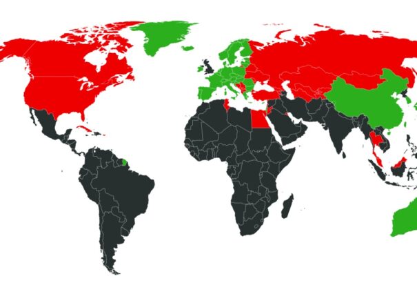 Közzétették az utazási jelzőtáblák rendszerét és az első országbesorolást