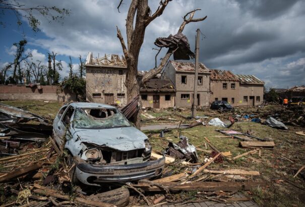 A dél-morvaországi vihar után 61 házat biztosan le kell bontani