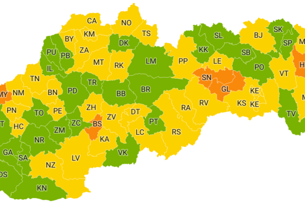 Frissítették a COVID-automatát: jövő hétfőtől 27-re nő a zöld járások száma