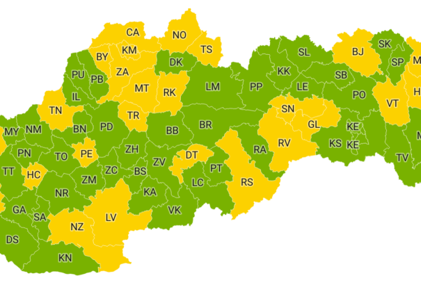 Covid-automata: Július 5-től már csak zöld és sárga járások lesznek az országban