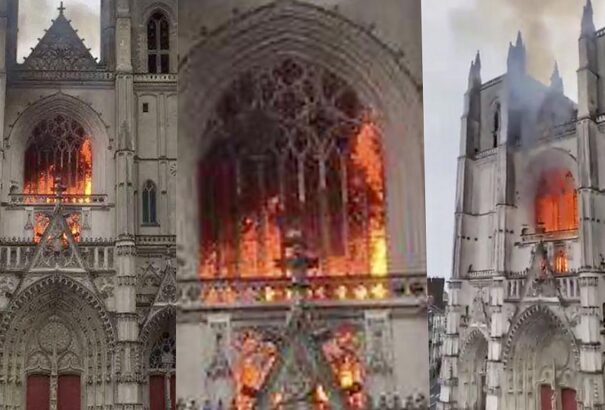 Megölt egy katolikus papot a Nantes-i katedrális feltételezett gyújtogatója