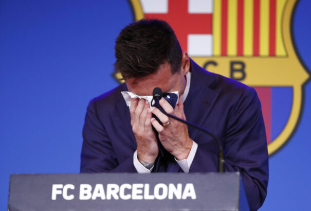 Lionel Messi sírva búcsúzott el a katalánoktól