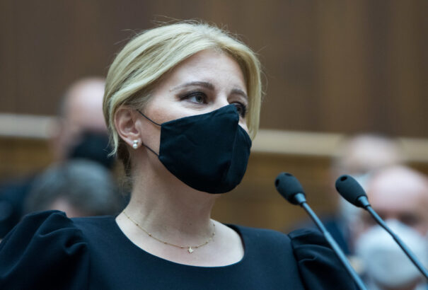 Čaputová felszólította a politikai vezetőket a társadalomban uralkodó helyzet lenyugtatására