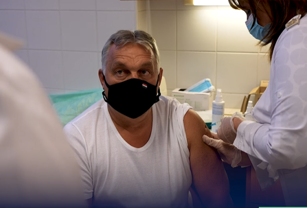 Orbán Viktor megkapta a harmadik oltást